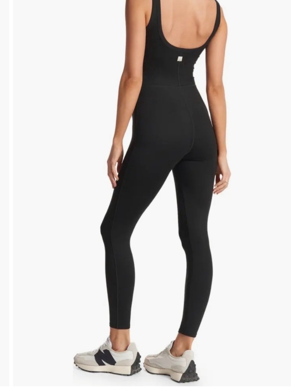 Vuori Black Fitted Jumpsuit Romper
